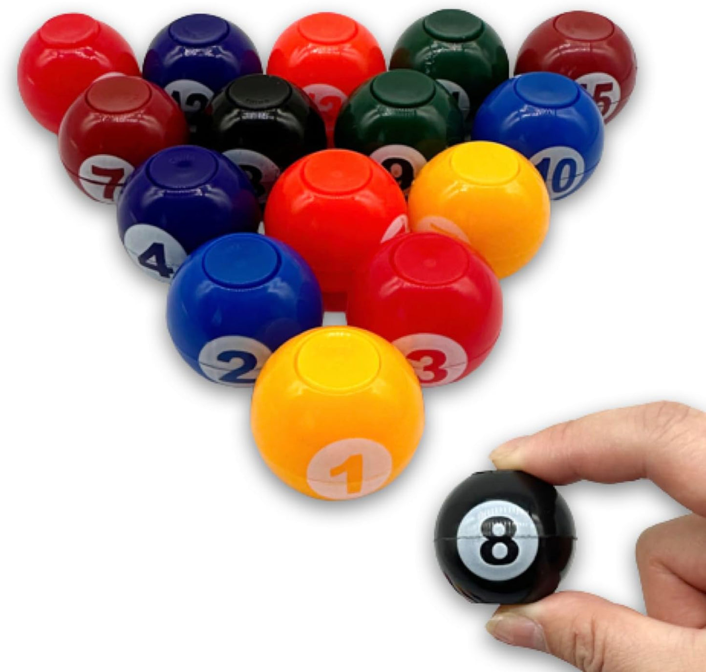 Fidget Spinner Soccer Balls, 4pc Multi-Color and Multi-Style Mini Ball Stress Relief Toys ,Office Toy Sensory Toys for Birthday Gifts Stress Relief Party Favors