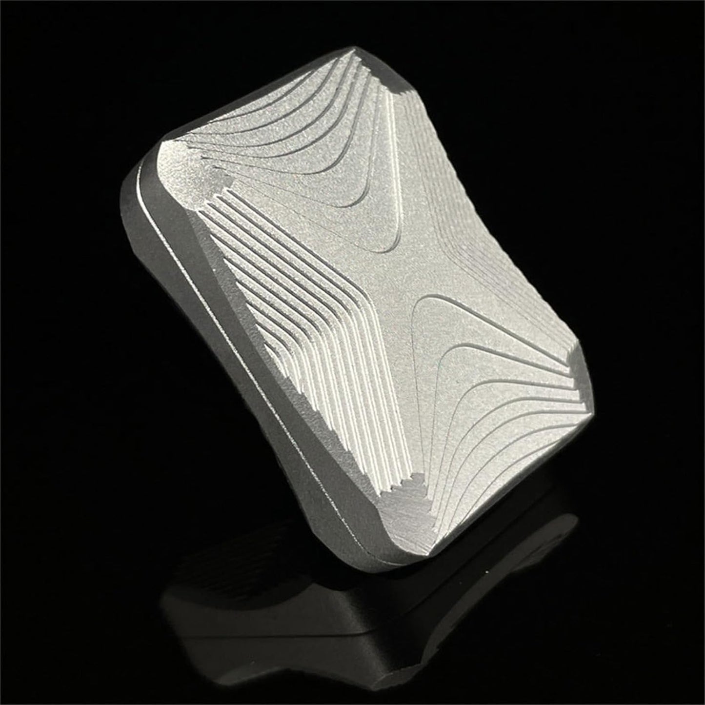 Unrestricted Push 3 Click Haptic Slider EDC Fidget Clicker Metal Fidget Toys ADHD Tool Anti-Anxiety Office Desk Toys Adult Stress Relief Toys (X Alloy Haptic Slider)