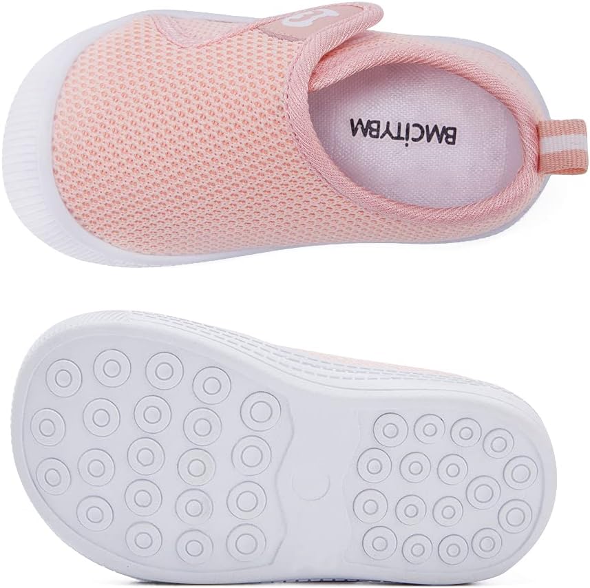 BMCiTYBM Baby Shoes Infant Boy Girl First Walker Shoes Toddler Walking Shoes Lightweight Non-Slip Sneakers for 6 9 12 18 24 Months
