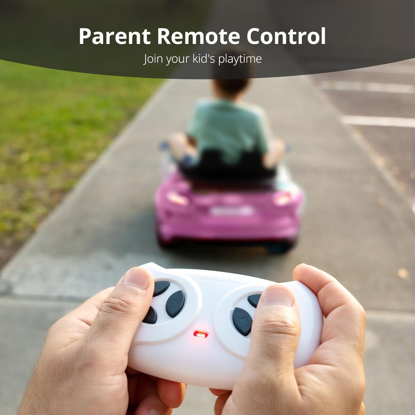 Electric Car for Kids, Licensed Audi 6V Kids Ride on Car Toy for Toddlers with Remote - Pink