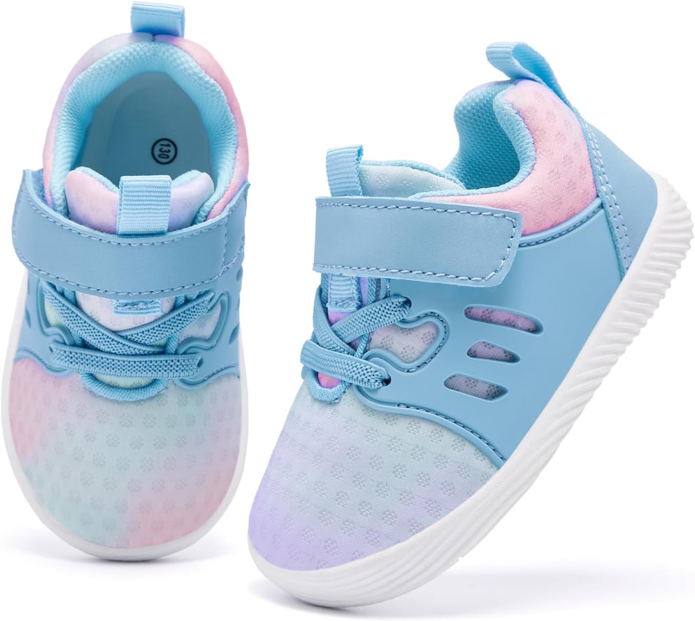 MORENDL Toddler Sneakers Baby Boys & Girls Barefoot Shoes Lightweight Breathable Walking Running Tennis Athletic Sport Shoes