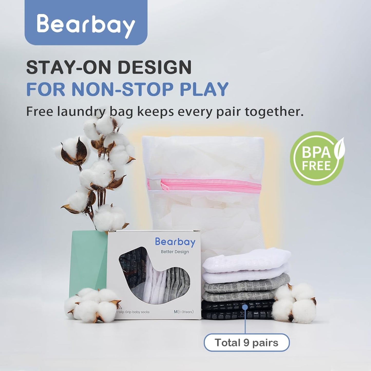 Baby Non Slip Ankle Socks with Grippers for 0 Months-7 Years Old Walking Socks