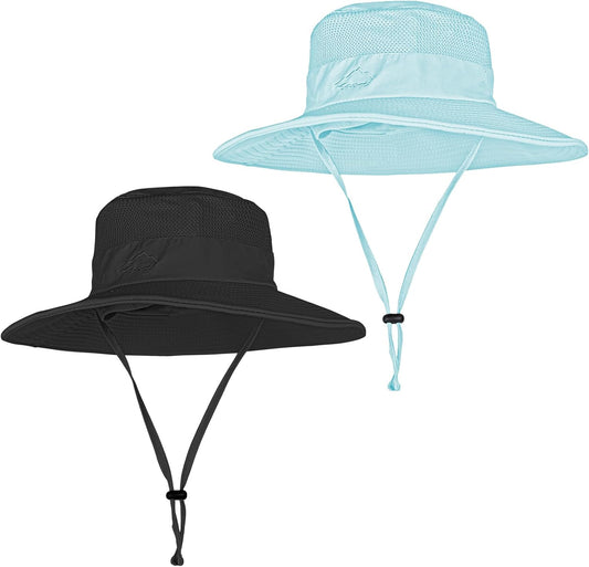 Sun Hats for Men Women Fishing Hat UPF 50+ Breathable Wide Brim Summer UV Protection Hat
