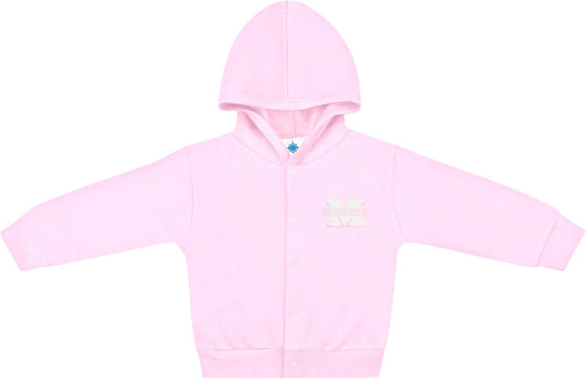 Creative Knitwear College Baby Snap Hooded Jacket - Team Logo, Multiple Colors, for Boys & Girls, (0-24 Months)