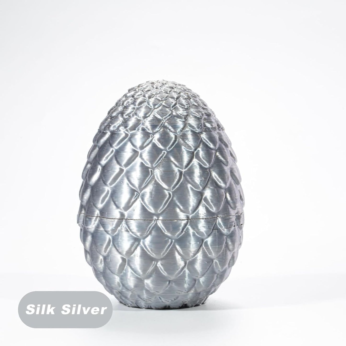 3D Printed Dragon in Egg, Full Articulated Dragon Crystal Dragon with Dragon Egg， Home Office Decor Executive Desk Toys, Adults Fidget Toys for Autism ADHD，3D Printed Gift