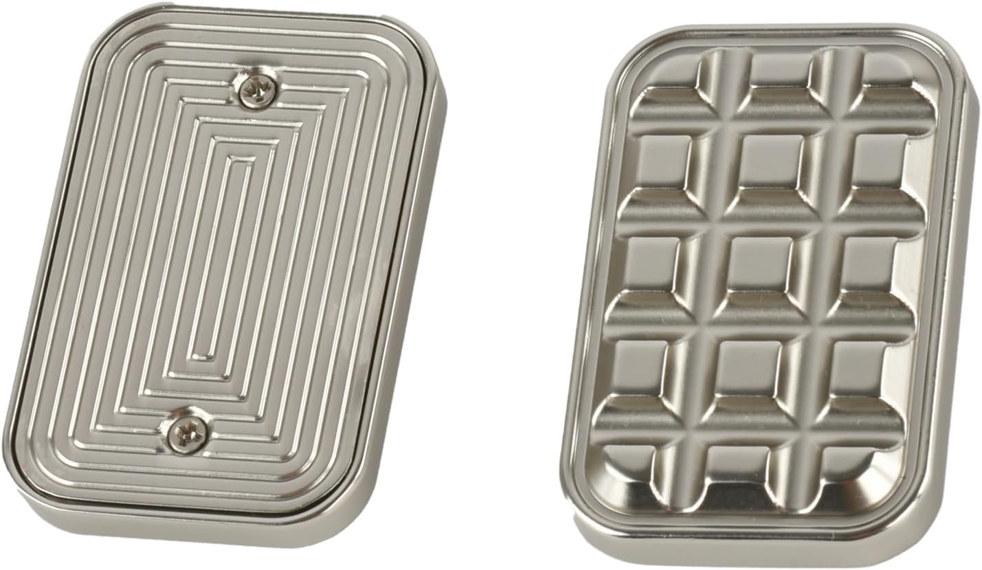 Fidget Toys Adults Magnetic Fidget Slider Magnet Fidget Toys EDC Metal Fidget Slider Haptic Slider EDC Fidget ADHD Anxiety Stress Relief Toy Adults Fidget Toys Adults Anxiety Metal Fidget Toys-Silver