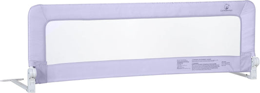 ComfyBumpy 1-Pack Bed Rail for Toddlers 55.5" L x 19.5" H | Toddler Bed Rails for Twin, Full, Queen & King Mattress Size | Swing Down Rail Guard | Mattress Side Rail for Kids | Purple