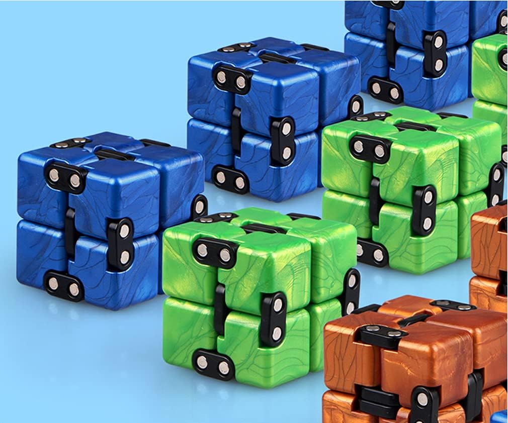 Magic Crazy Cube Stress & Anxiety Relief Toy Killing Time Fidget Toy for Kids Adults ADD ADHD (Green)