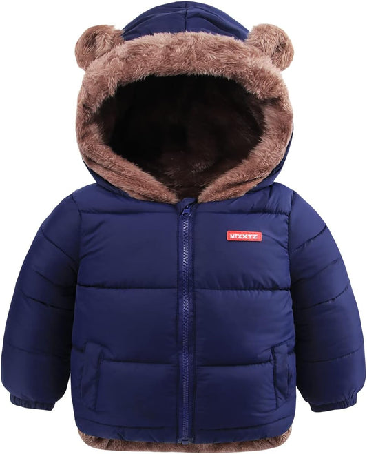 Winter Coat For Baby Boys Girls Fleece Jacket Toddler Clothes