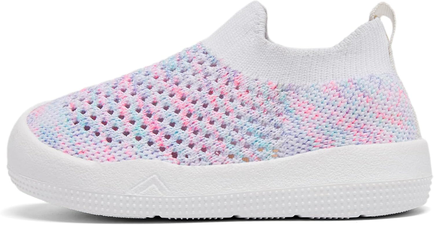 Eashi Baby Boy Girl Non-Skid Indoor Infant Walking Shoes Breathable Warm Elastic Sock Shoes with Memory Sole Protect Toes Outdoor Sneakers