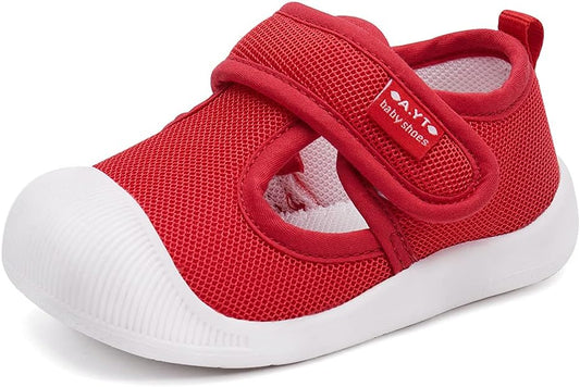 BMCiTYBM Baby Sneakers Girls Boys Lightweight Breathable Mesh First Walkers Shoes 6-24 Months