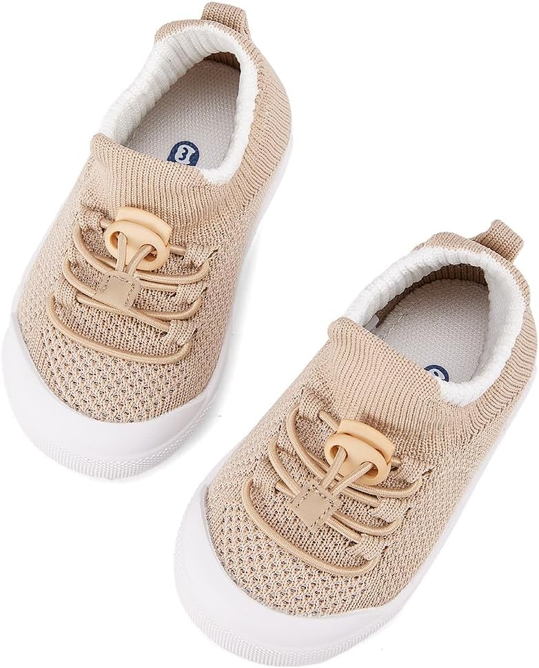 BMCiTYBM Baby Sneakers Girls Boys Lightweight Breathable Mesh First Walkers Shoes 6-24 Months