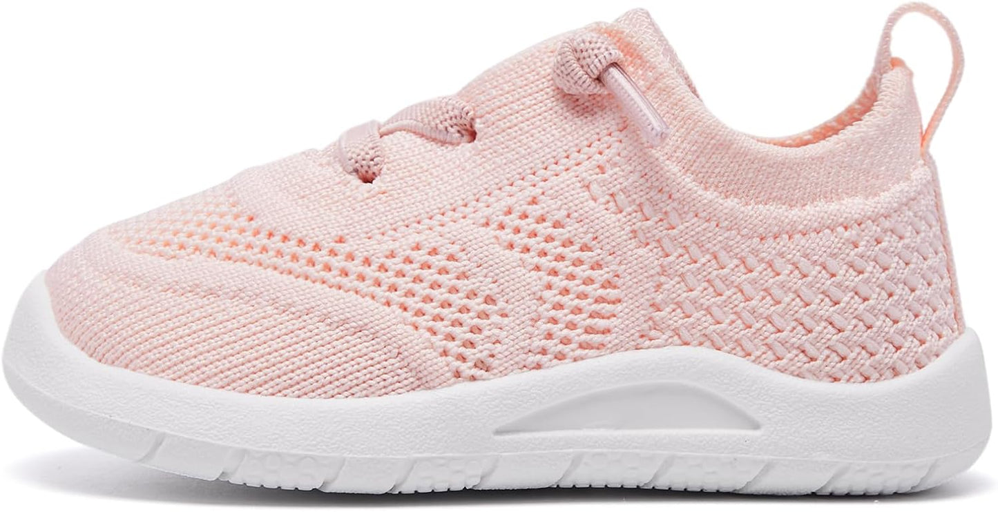 MORENDL Toddler Shoes Baby Walking Sock Shoes Infant Sneakers 0-4 Years Boy Girl Barefoot Tennis Shoe Non-Slip Brethable