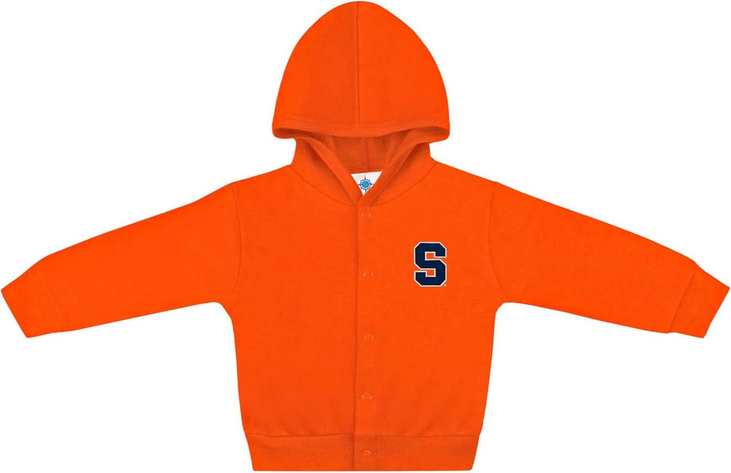 Creative Knitwear College Baby Snap Hooded Jacket - Team Logo, Multiple Colors, for Boys & Girls, (0-24 Months)