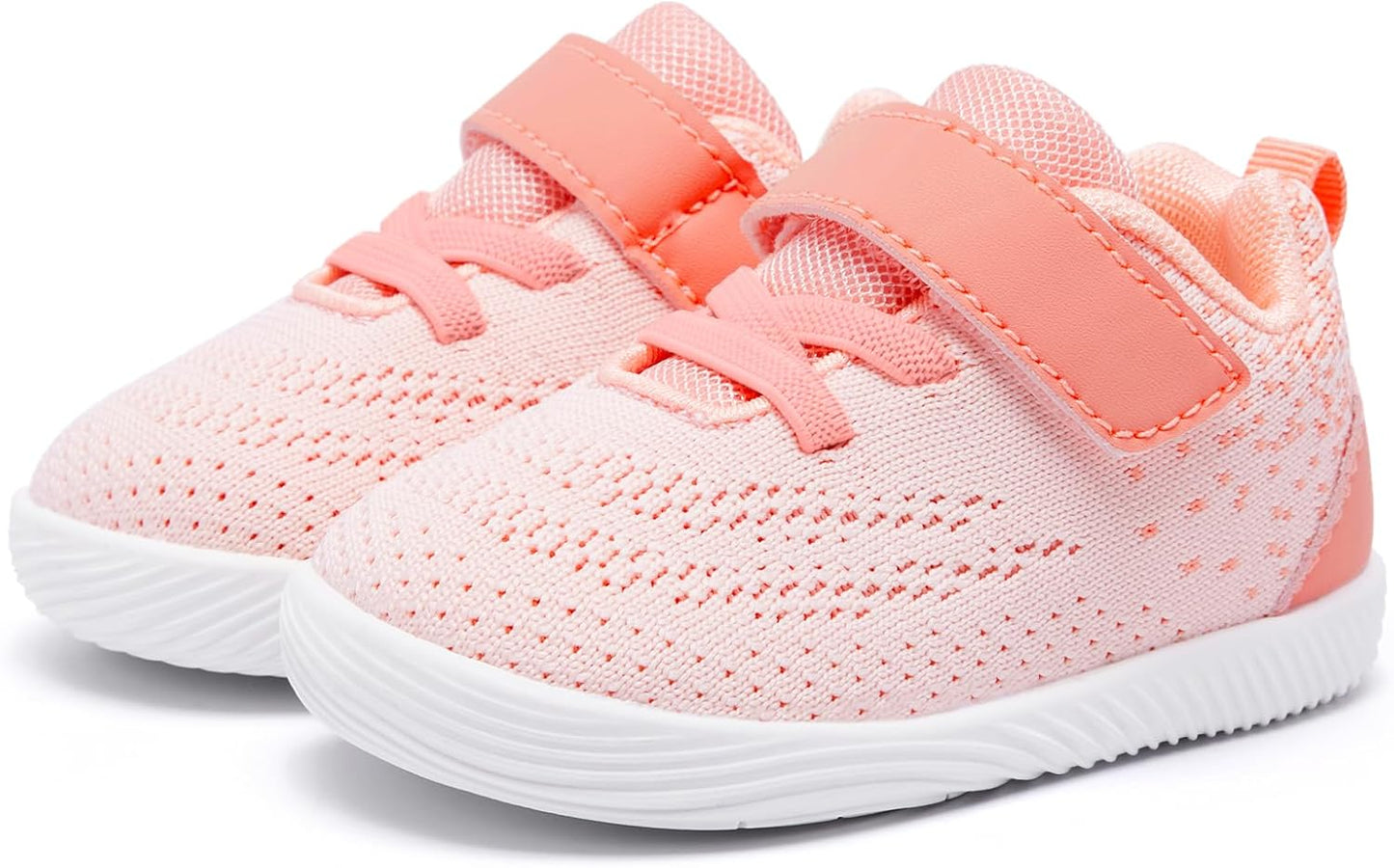 MORENDL Toddler Sneakers Baby Boys & Girls Barefoot Shoes Lightweight Breathable Walking Running Tennis Athletic Sport Shoes