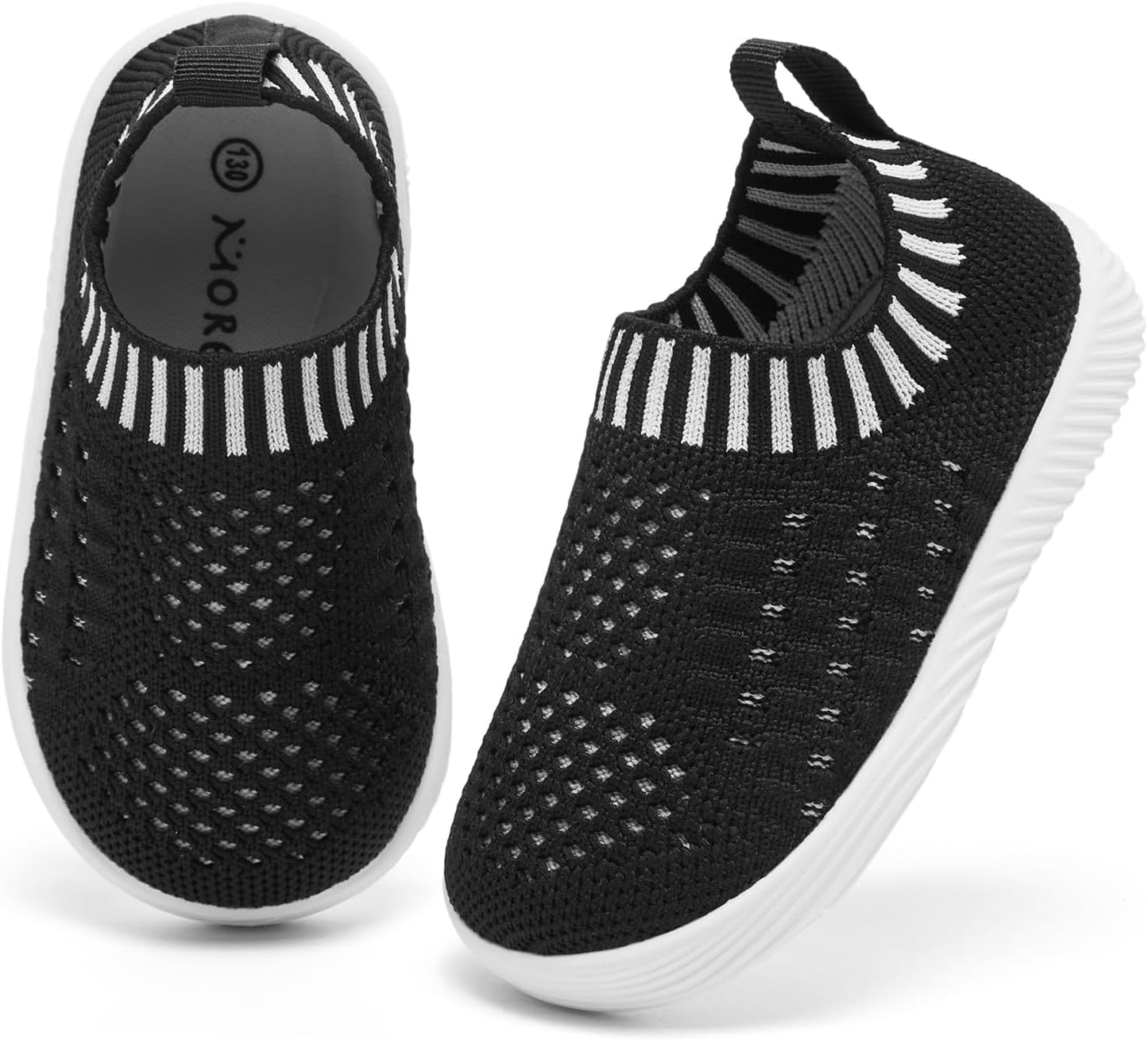 MORENDL Baby Toddler Walking Socks Non-Slip Breathable Unisex Casual Sneakers