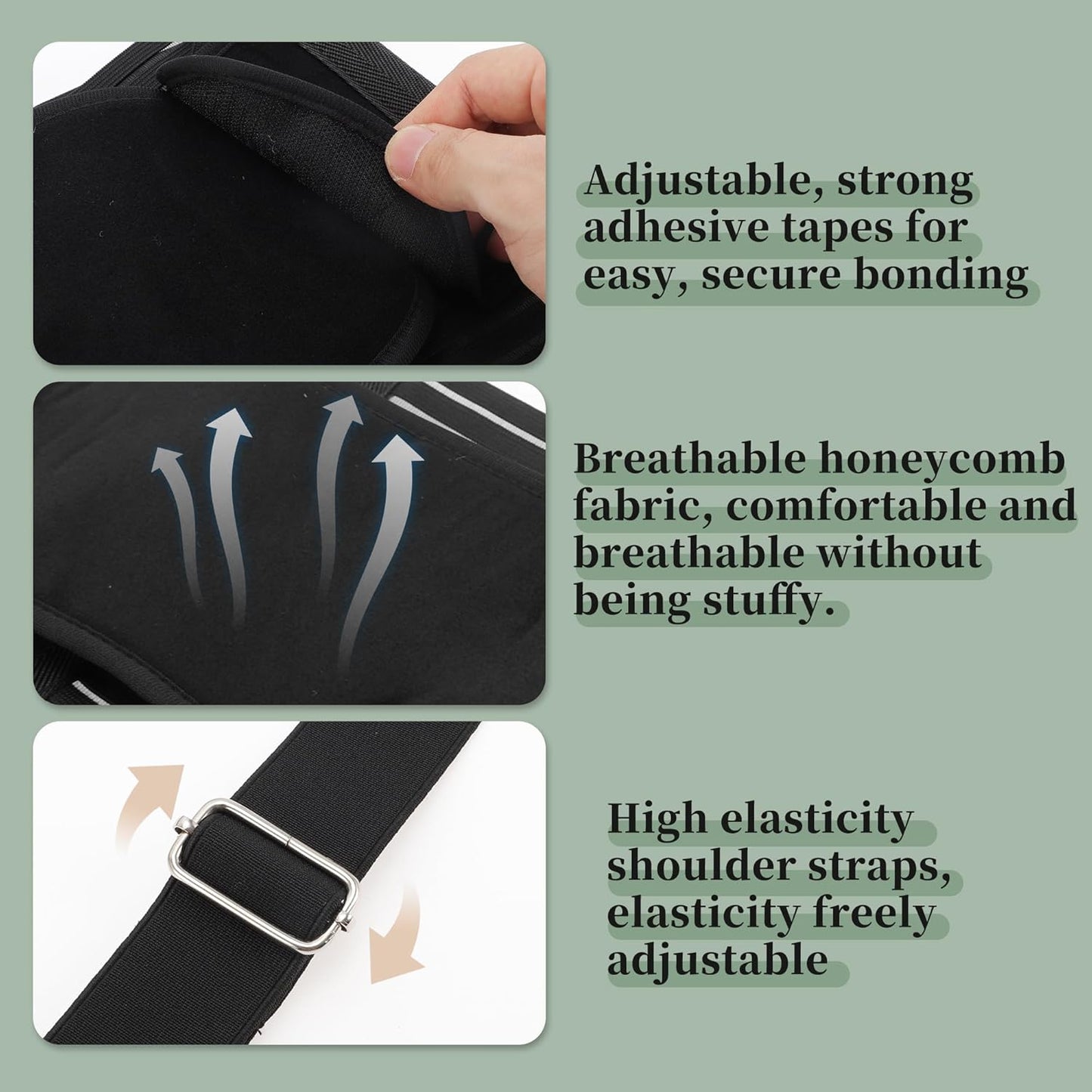 Pregnancy Belly Band, Shoulder Strap Belly Support Brace, Pregnancy Support Belt, Abdominal Binder, for Abdomen, Pelvis, Black, X-Large, 1 Set