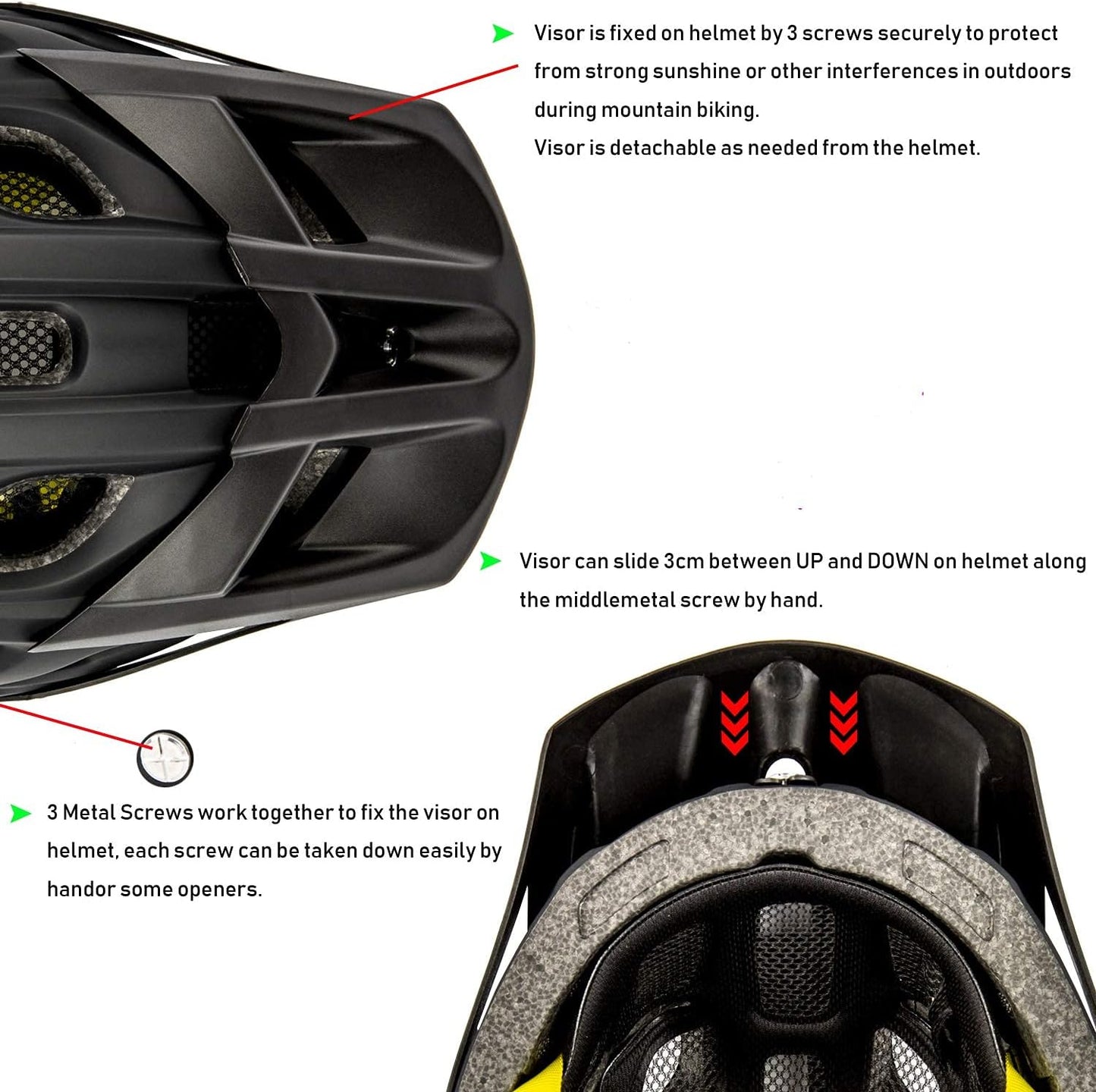 Kids Bike Helmet, SIFVO Kids Helmet 8+ Boys and Girls Bike Helmet with Cool Visor, Bike Helmets for Kids, Youth Bike Helmet Kids Mountain Bike Helmet Lightweight and Sturdy【55-58cm】