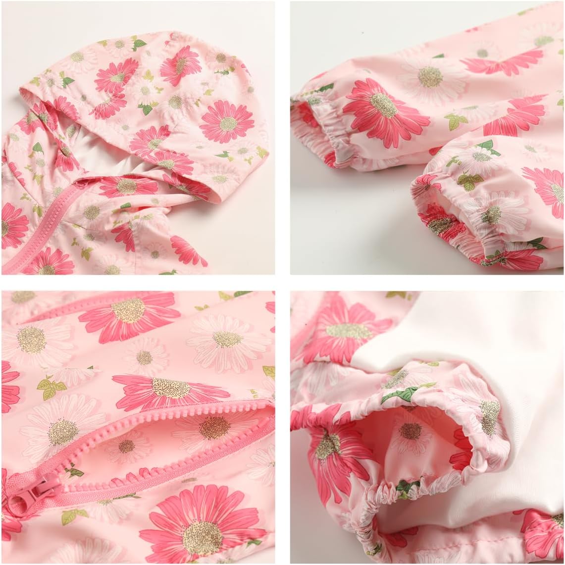 WELAKEN Lightweight Jacket for Girls Kids & Toddler II Girls' Print Water-Resistant Jacket