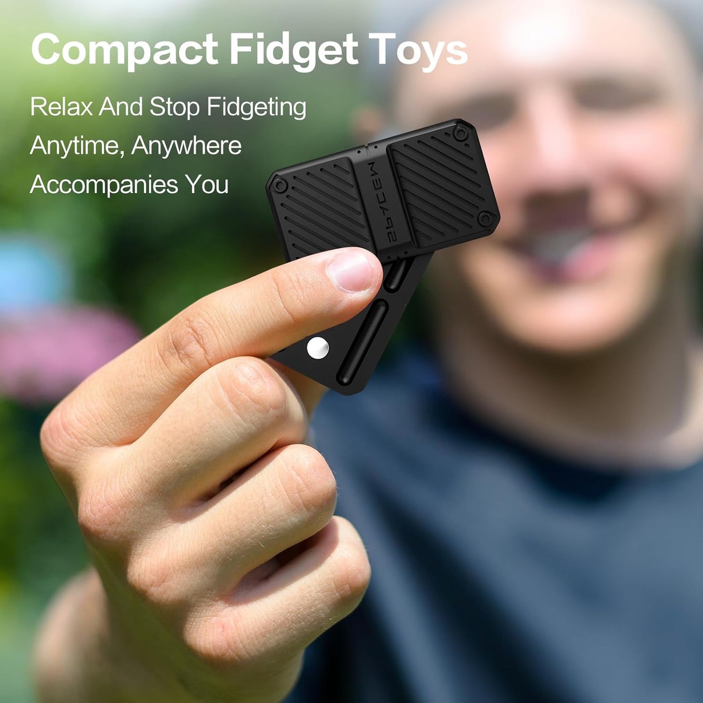 INNÔPLUS Fidget Slider, Fidget Toys Adults Metal Magnetic Fidgets Desk Toys, Cool EDC Gadgets Anxiety Stress Relief Toys, ADHD Tools for Adults, Mens Gifts for Him & Dad, Boyfriend