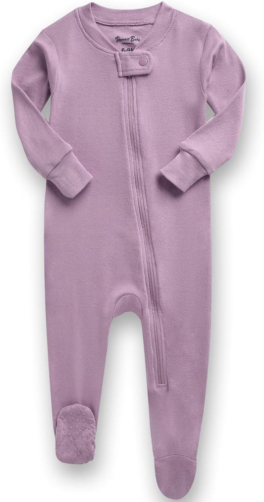 VAENAIT BABY Infant Toddler Boys Girls Footed One-Piece Sleep and Play Premium Modal Pajamas 1-2 Pieces