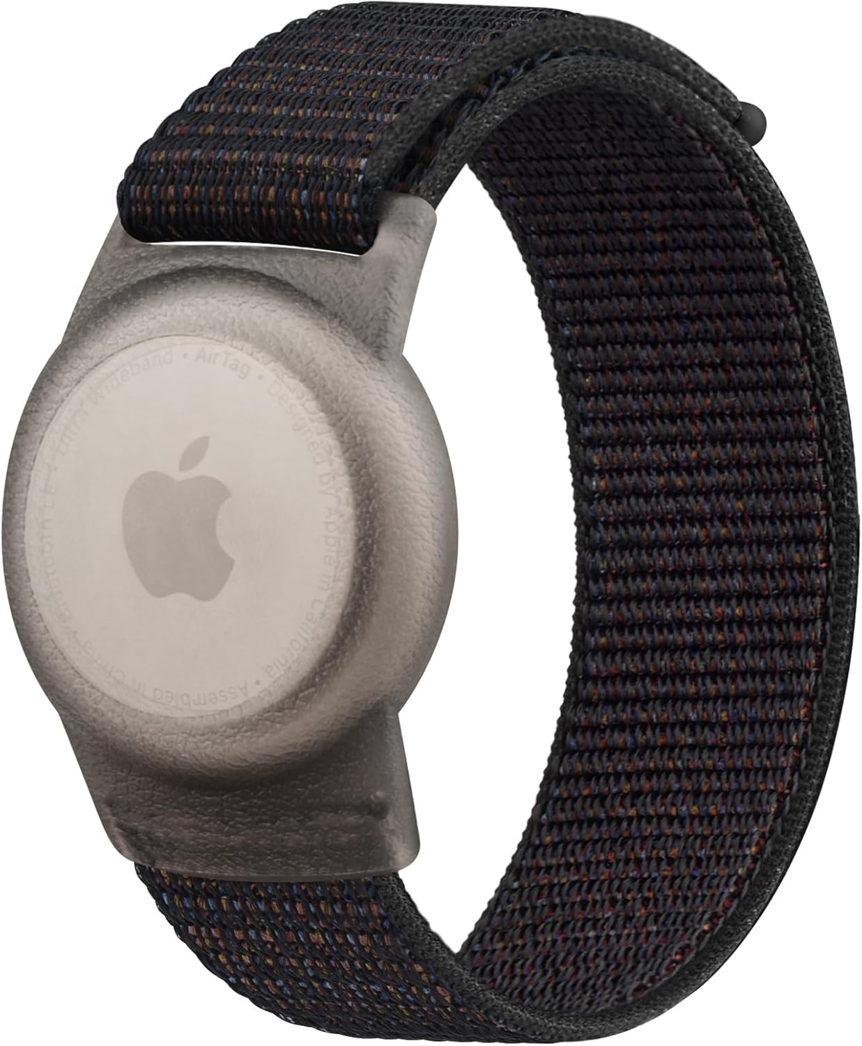 Vancle Kids Wristband for Apple AirTag, Protective Case for Air Tag GPS Tracker Holder with Nylon Bracelet, Adjustable Anti Lost Watch Band for Toddler Baby Children Elders