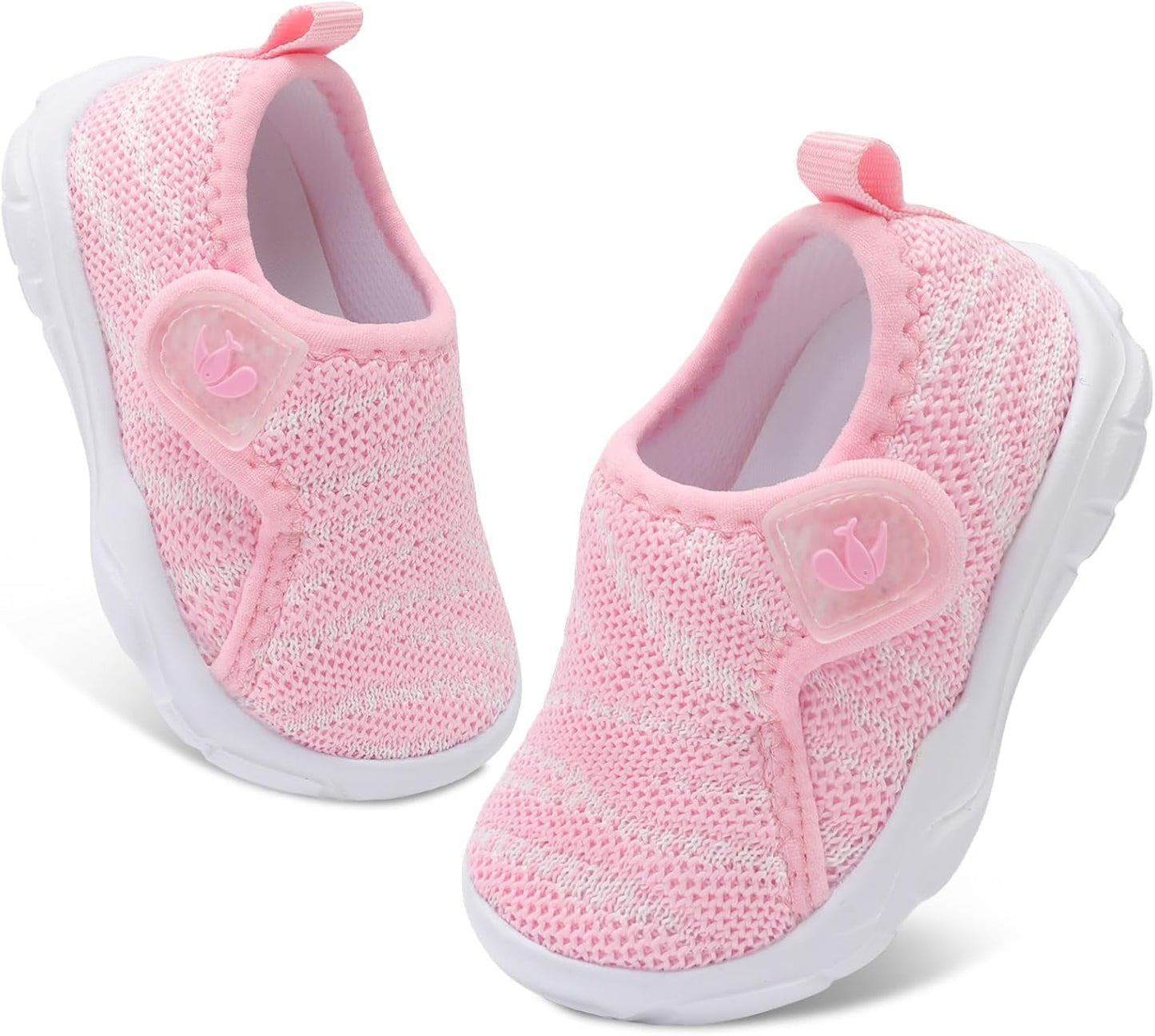 FEETCITY Baby Shoes Boys Girls First Walking Shoes Infant Sneakers Lightweight Slip On Shoe
