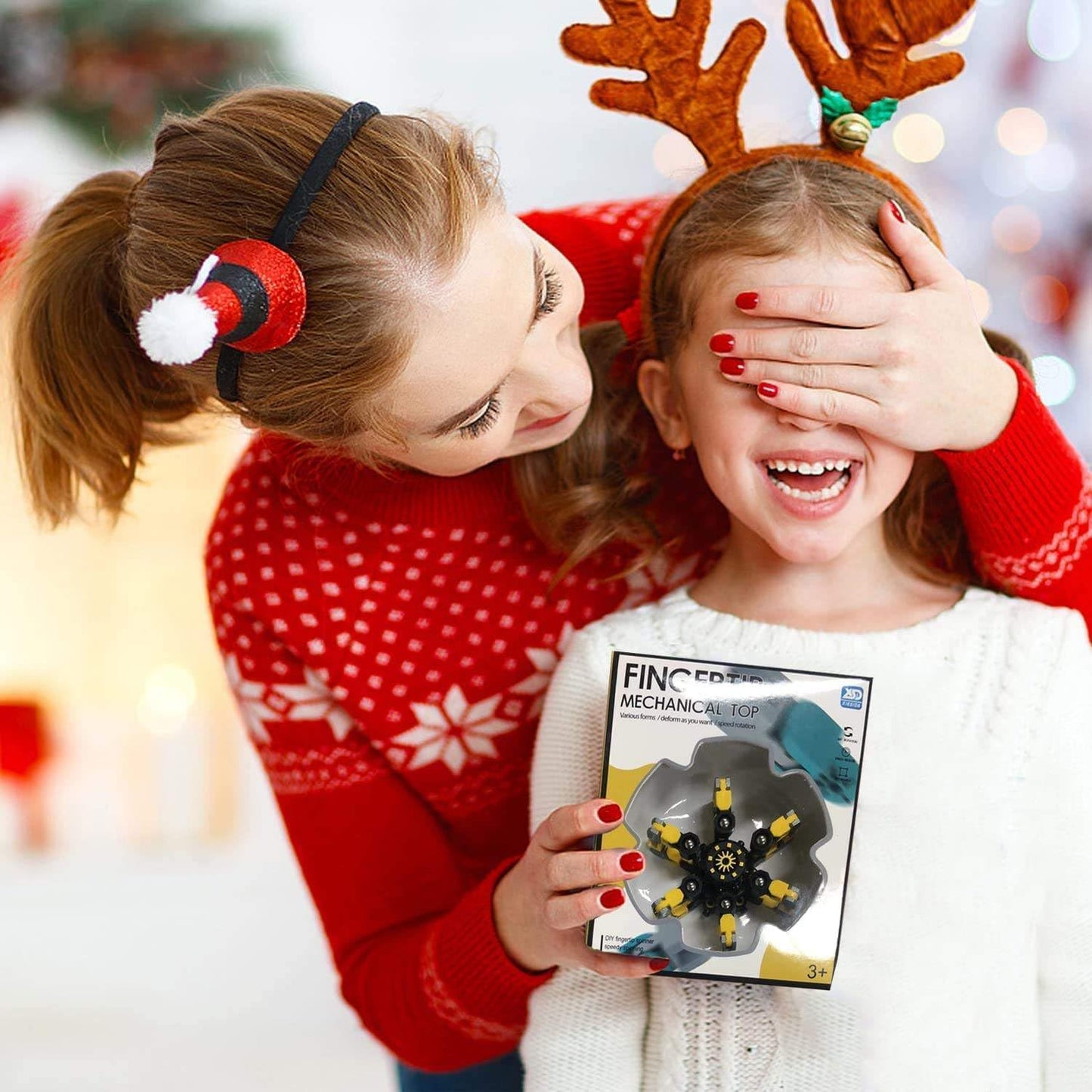 2024 New Fidget Toy Robot Spinners Sensory Toy (Yellow), Small