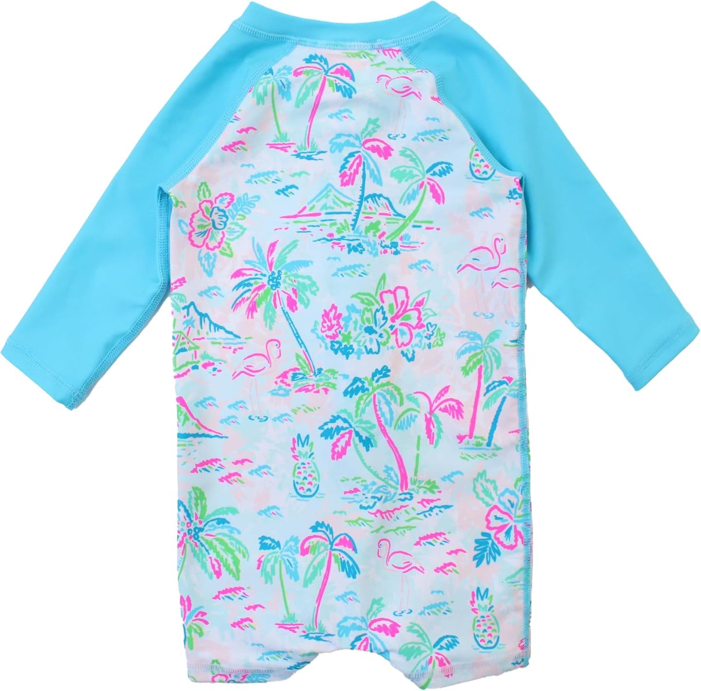 RUGGEDBUTTS Baby/Toddler Boy Swimsuit, One Piece Zipper Rash Guard Sunsuit with UPF 50+ Sun Protection