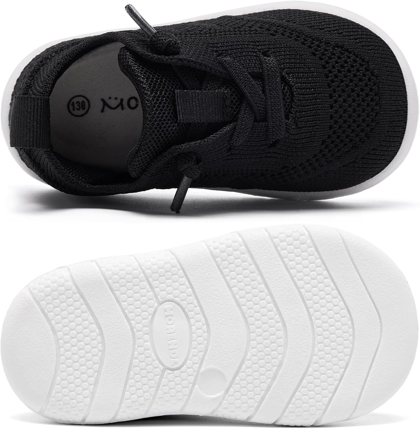 MORENDL Toddler Shoes Baby Walking Sock Shoes Infant Sneakers 0-4 Years Boy Girl Barefoot Tennis Shoe Non-Slip Brethable