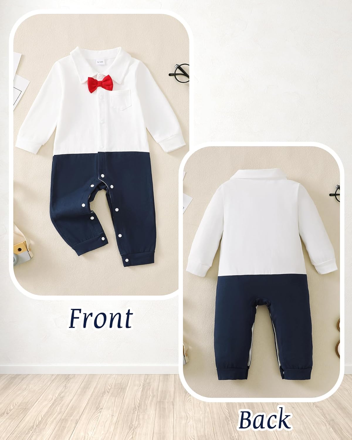 NZRVAWS Baby Boy Clothes Preemie Infant Boy Bear Outfits Jumpsuit Bodysuit Letter Print Romper