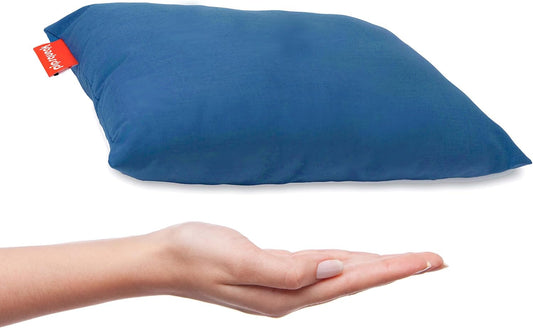 Pipsqueak Microfiber Pillow - Small, Mini, Tiny - 11 x 7 in - Perfect for Travel, Cars, Airplanes, Camping, Dogs, Toddlers, Kids, Lumbar, Knees and Neck - Ages 2 Yrs and Up