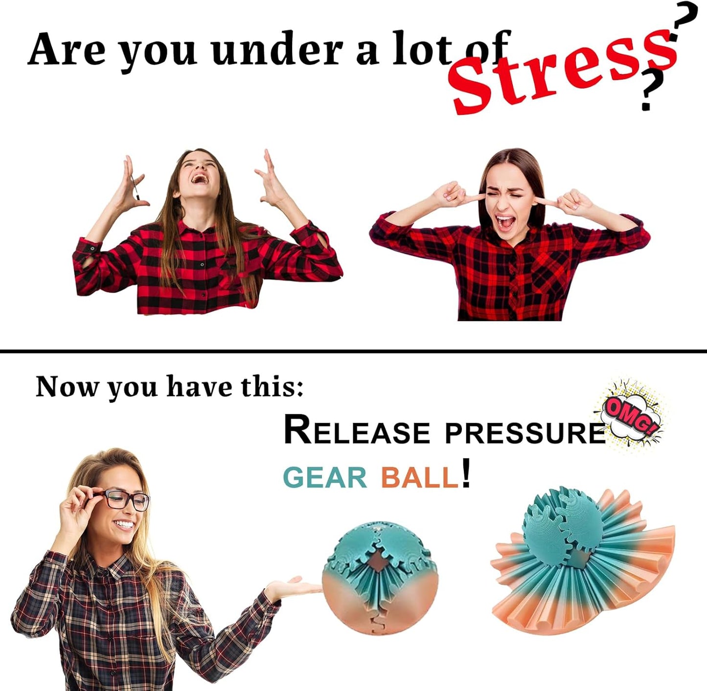 Gear Ball 3D Printed Gear Sphere Fidget Rotating Ball Cube Gadgets, Gear Sphere Ball for Work or Travel Stress Toys Gear Fidget Toys, Stress and Anxiety Relief Gear Toys (Powder Gray, 8CM/3.15in)