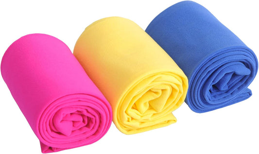 EVERSWE 3 Pairs Pack Girls Microfiber Tights Multiple Colors