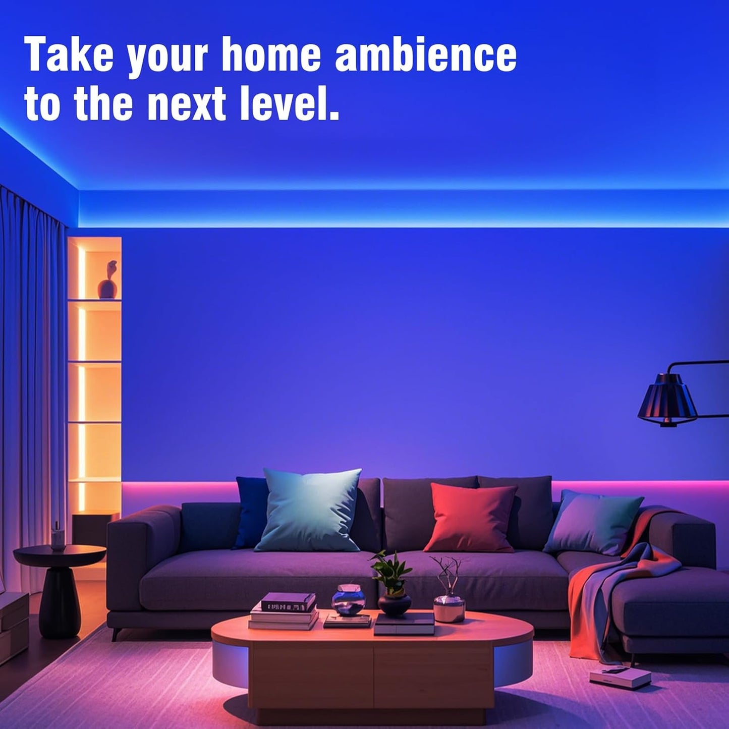 VOLIVO 300ft Led Strip Lights for Bedroom, Color Changing Led Light Strips Kit with 24 Keys IR Remote and Smart App Control, RGB Music Sync Lighting for Room, Home Decor