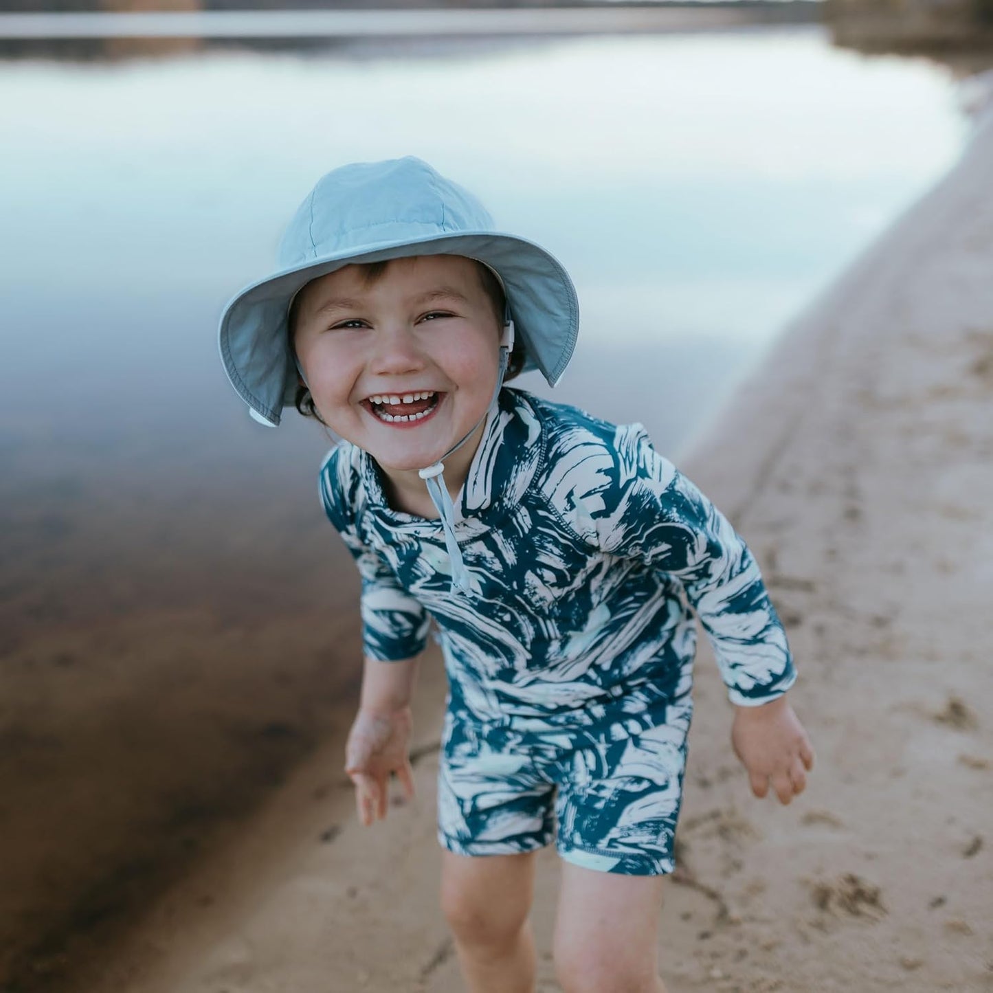 JAN & JUL Adjustable Cotton Floppy Sun Hat with 50+ UPF Protection for Boys