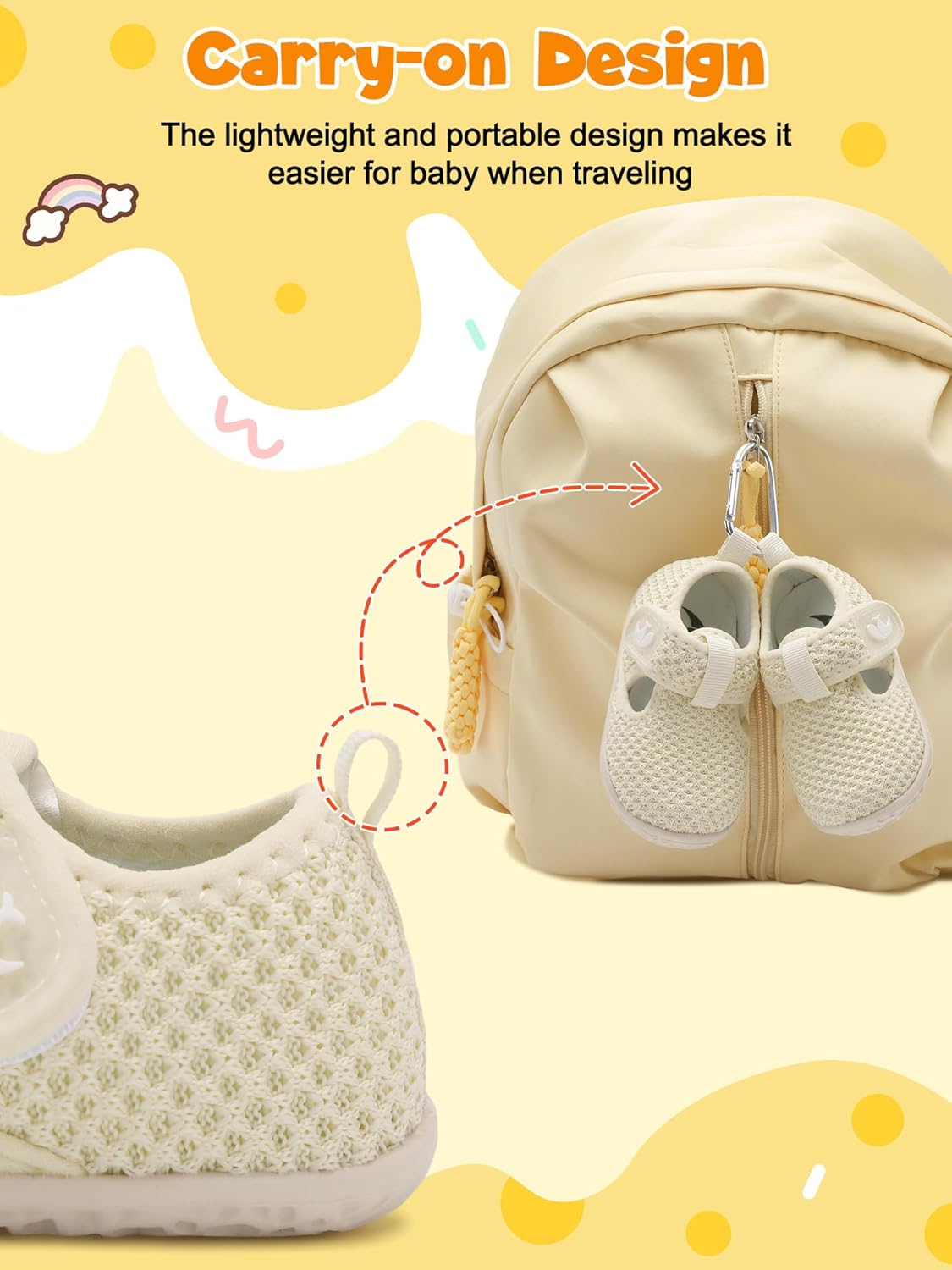 FEETCITY Barefoot Baby Shoes Girls Boys Walking Shoes Infant Sneakers Lightweight Flexible Newborn Dress School Shoe