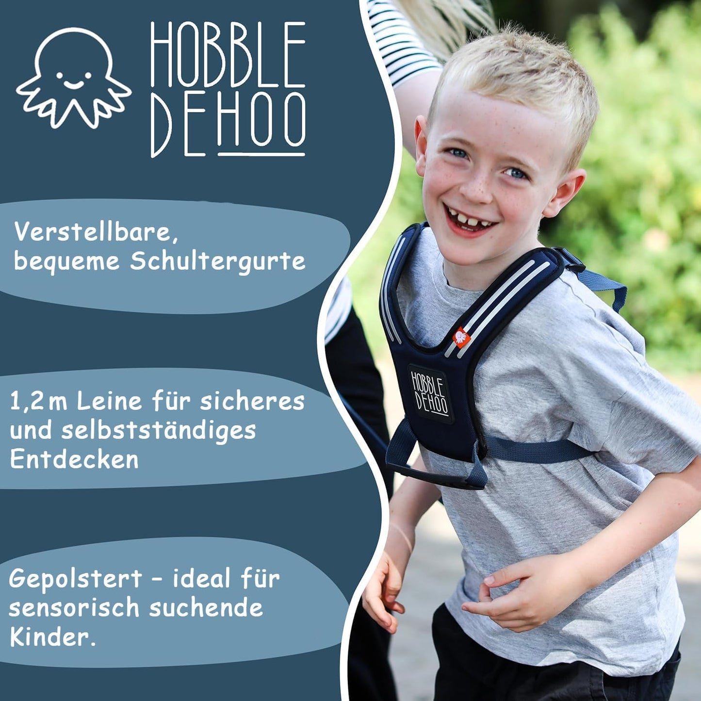 Hobbledehoo Safety Harness For Kids & Toddlers Aged 2-7 Years, Child Harness For Walking & Play Autism Safety Awareness