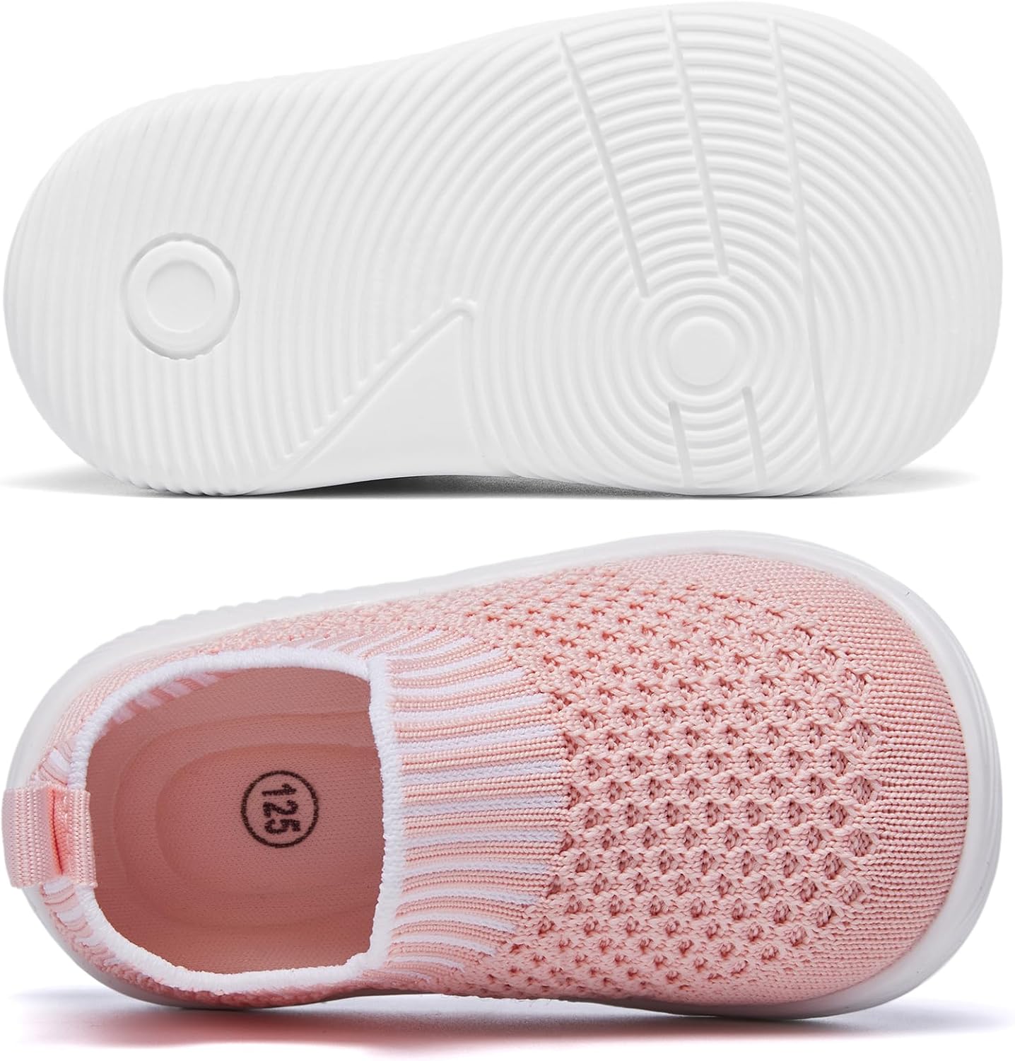 MORENDL Baby Toddler Walking Socks Non-Slip Breathable Unisex Casual Sneakers