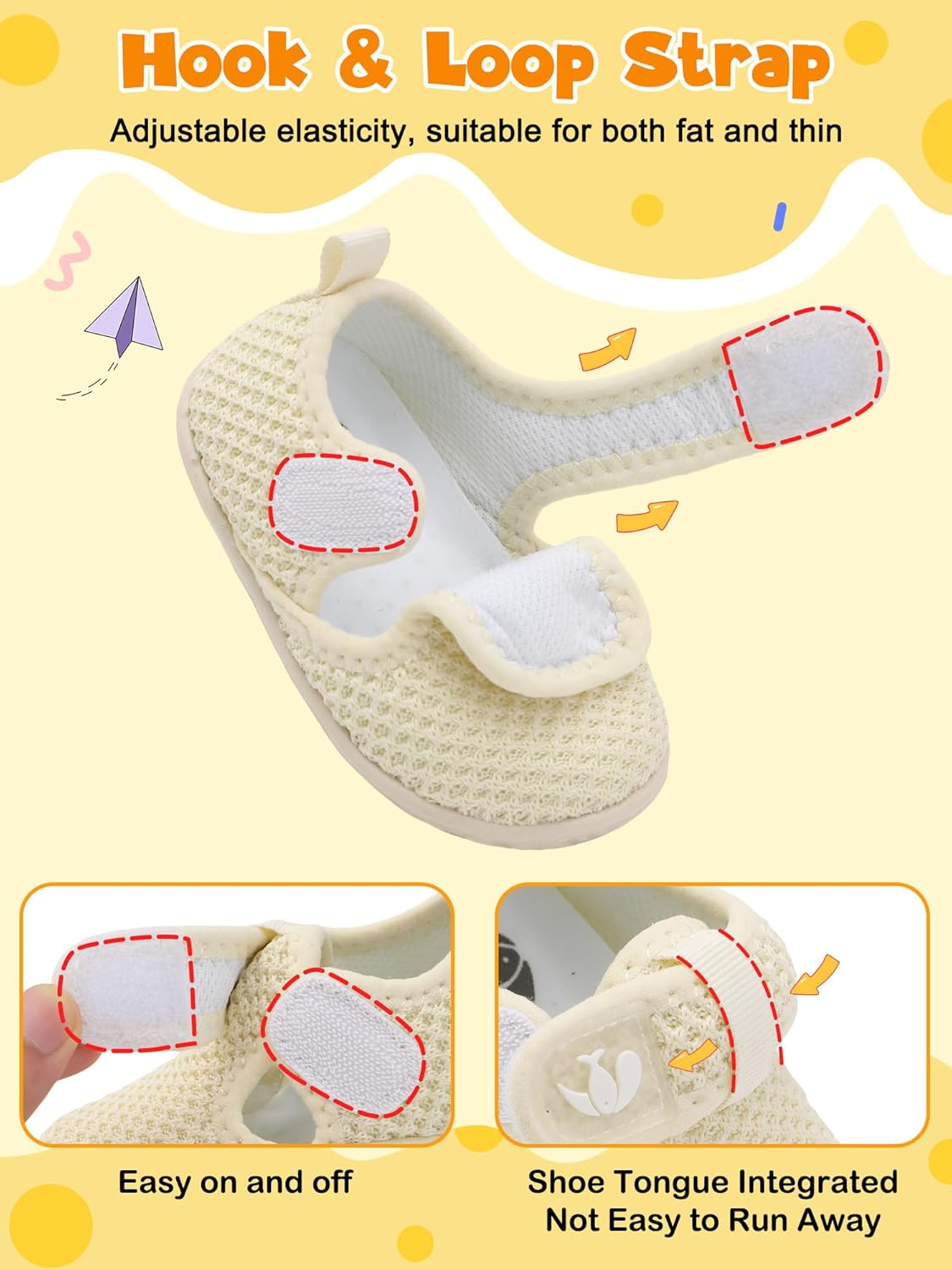 FEETCITY Barefoot Baby Shoes Girls Boys Walking Shoes Infant Sneakers Lightweight Flexible Newborn Dress School Shoe