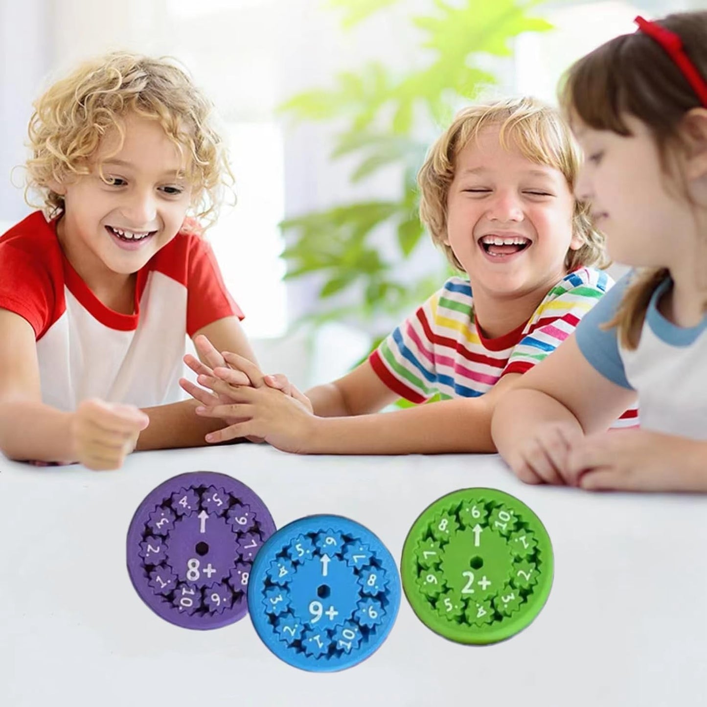 Math Fidget Spinners,Educational Math Fact Fidget Spinners, Math Fidget Toy Multiplication, Math Learning & Education Toys Game(9pcs1)