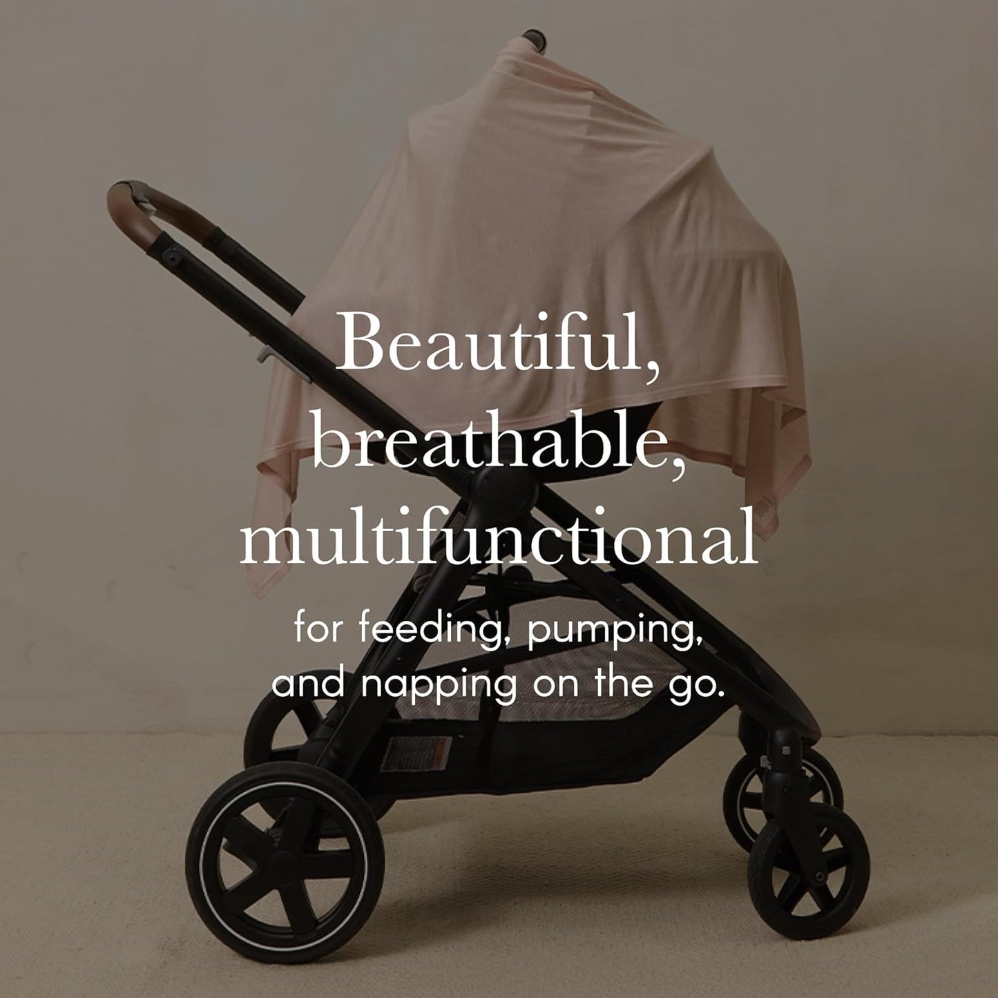 Solly Baby Nursing Cover, Ultra-Breathable, Lightweight Breastfeeding Cover-Up, Buttery-Soft Fabric, Universal Fit, Postpartum Essentials, Newborn Must Haves, Spelt