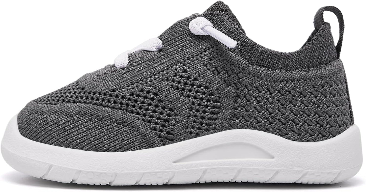 MORENDL Toddler Shoes Baby Walking Sock Shoes Infant Sneakers 0-4 Years Boy Girl Barefoot Tennis Shoe Non-Slip Brethable