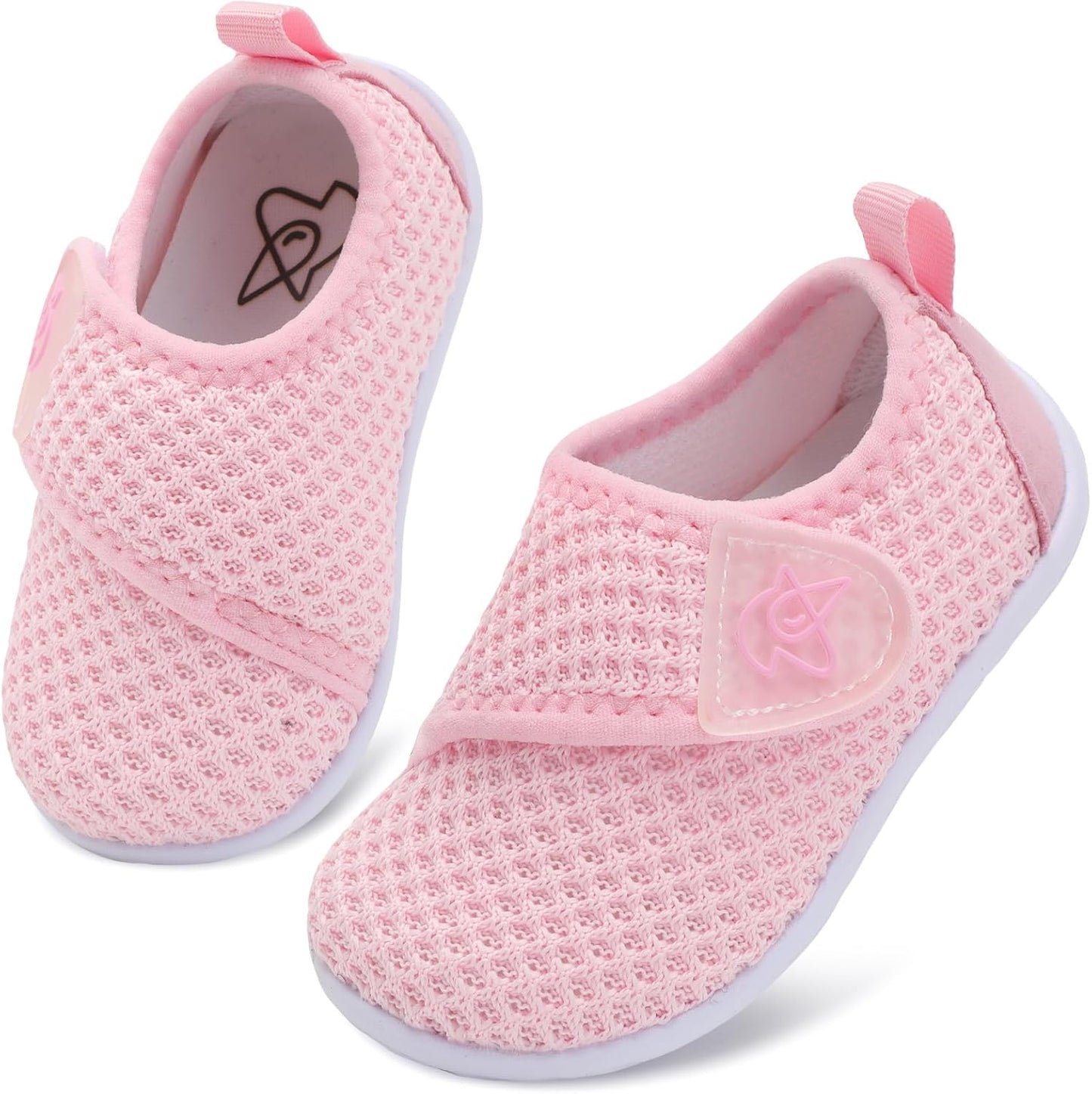 LeIsfIt Baby Shoes Boys Girls First Walking Shoes Non-Slip Infant Sneakers Lightweight Slip-on Crib Sneakers for First Walkers