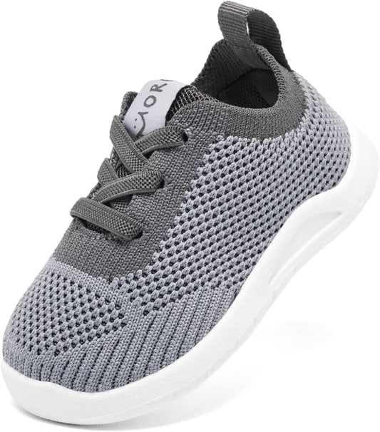 MORENDL Toddler Shoes Baby Walking Sock Shoes Infant Sneakers 0-4 Years Boy Girl Barefoot Tennis Shoe Non-Slip Brethable