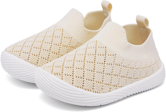 MORENDL Baby Toddler Walking Socks Non-Slip Breathable Unisex Casual Sneakers