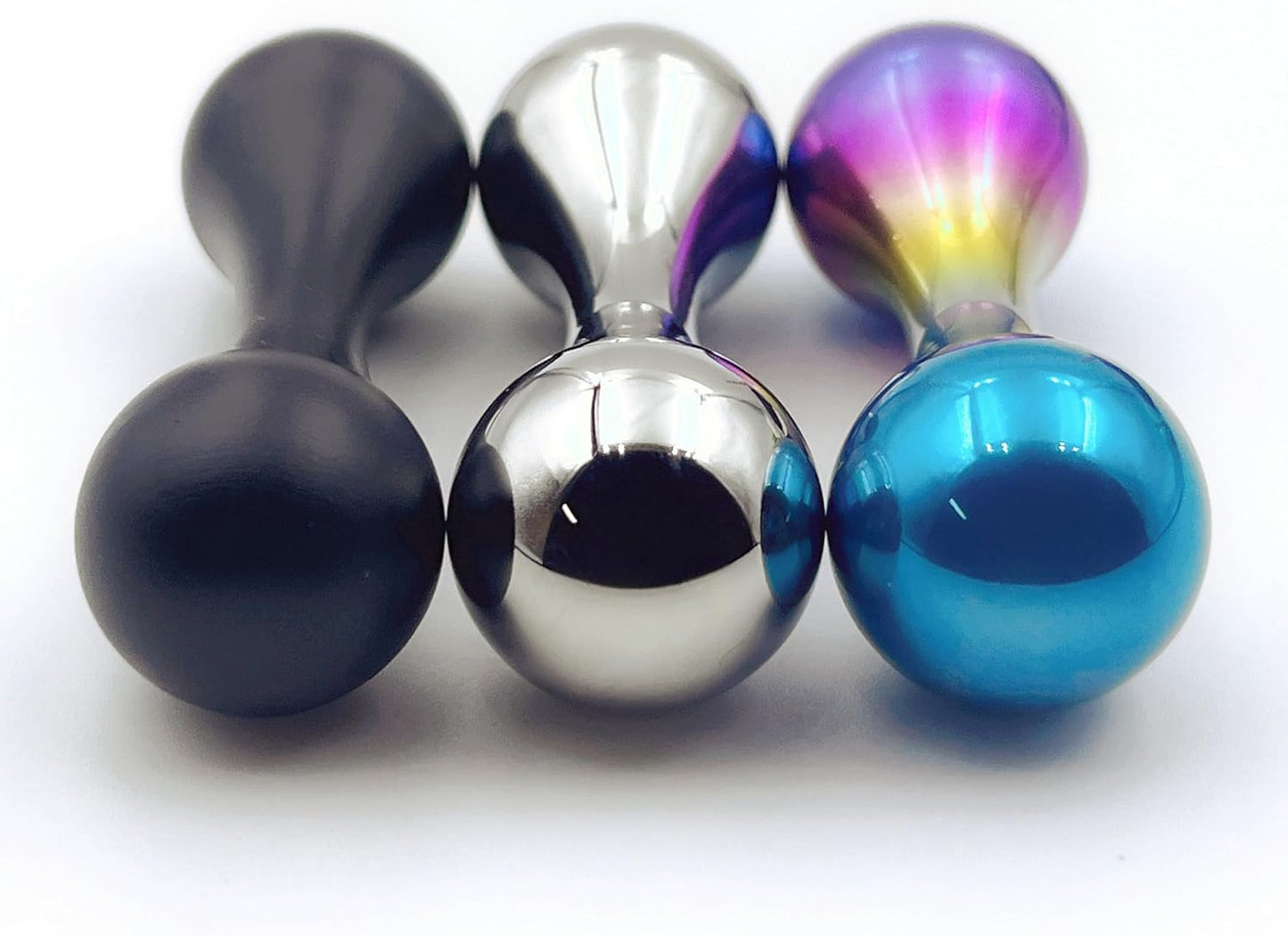 Knucklebone Skill Toys, Small Bone Toys, Made of Metal, Portable EDC Fingers Fidget Toys, Gifts for Skill Players (Aluminium/Black)