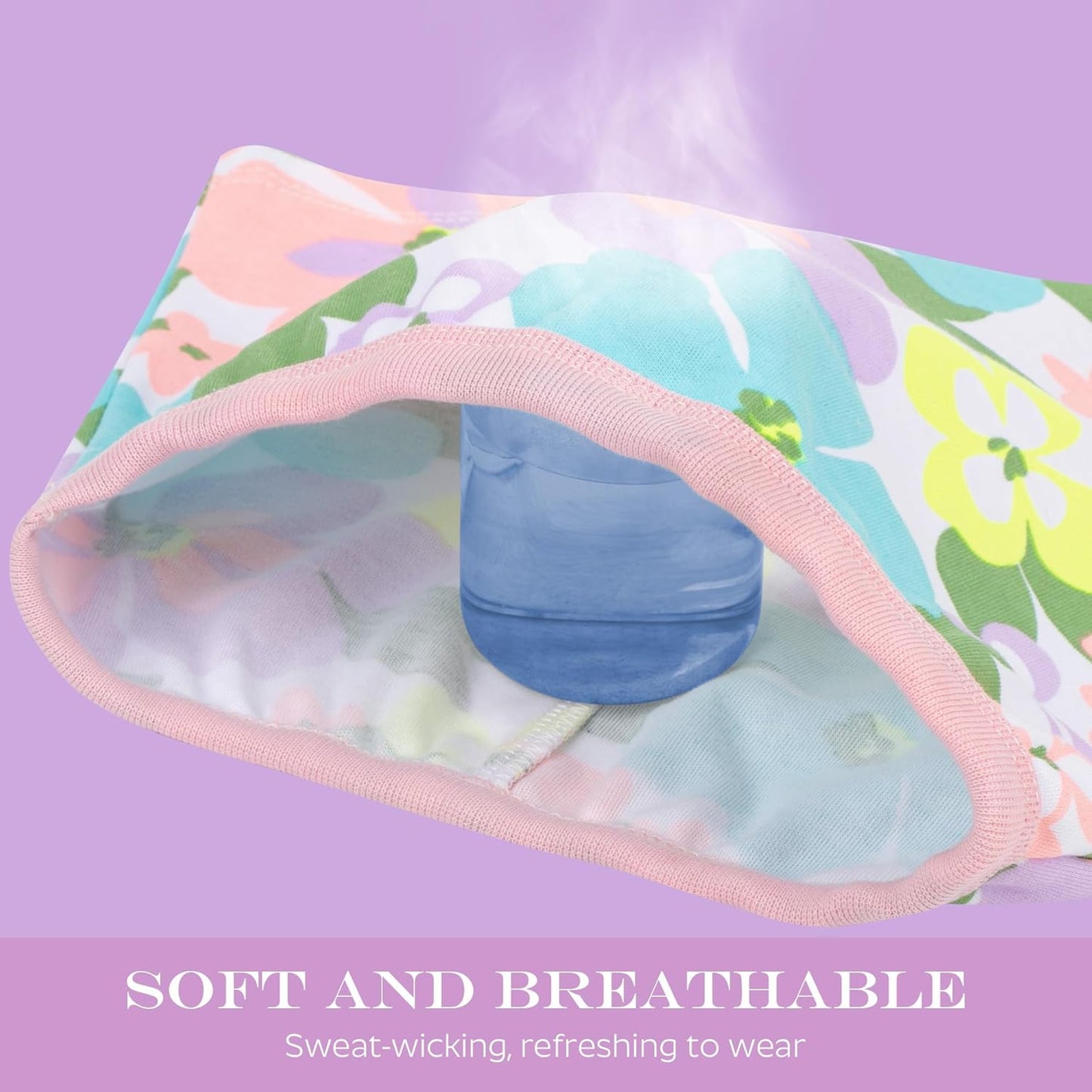 BIG ELEPHANT 10 Pack Toddler Girls' Underwear Boxer Briefs，100% Cotton Super Soft Breathable Panties (3T-10Y)