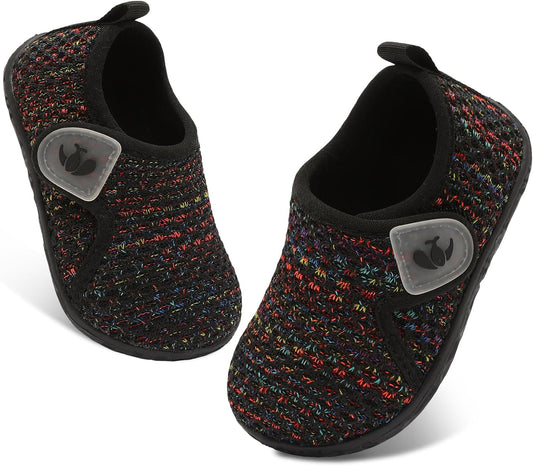 FEETCITY Baby Boys Girls First Walking Shoes Infant Sneakers Crib Shoes Breathable Lightweight Slip On Shoes