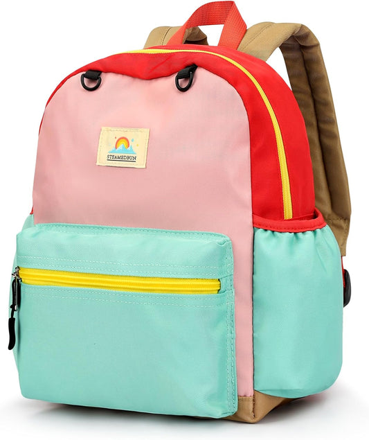 STEAMEDBUN Kids Backpack for Girls 4-6: Girls Backpacks for Elementary - 15 inch Backpack for Kindergarten